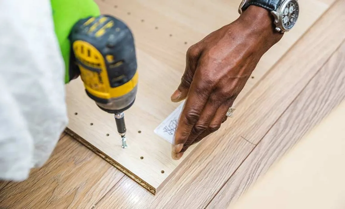 Assembling flatpack furniture