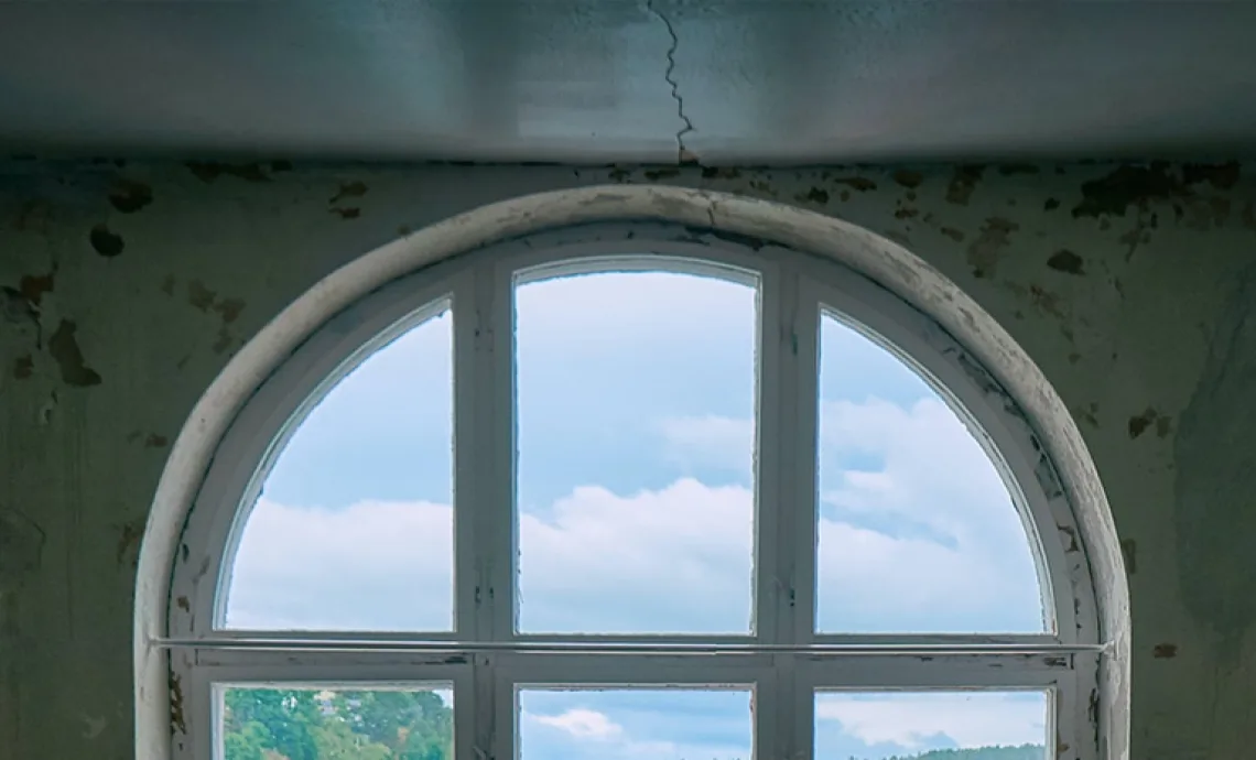 Picture representing What Causes Cracks on Plaster Ceiling?